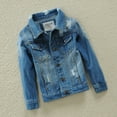 thumbnail image 2 of RUTAYY Children Boys Denim Jacket Long Sleeve with Pocket Casual Outerwear Daily Wear Chic Versatile Coat, 2 of 8