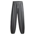 thumbnail image 4 of Dark Gray Mens Trousers Pants Loose Fit Trousers Pants Sweatpants for Mens Workout Athletic Yoga Brunch Dance Cosplay Costumes Fall Summer Trousers Pants 2025 S, 4 of 7