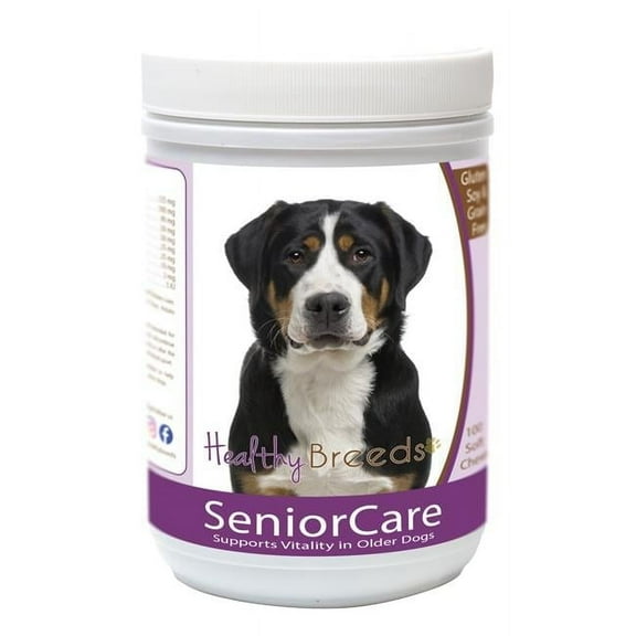 Healthy Breeds 840235164388 Greater Swiss Mountain Dog Senior Dog Care Soft Chews