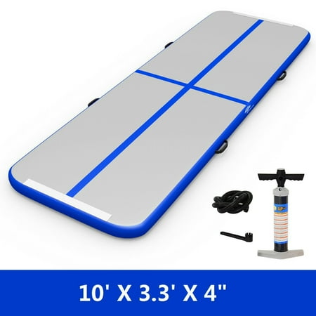 Goplus Inflatable Gymnastics Tumbling Mat Air Track Floor Mats