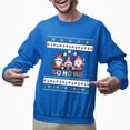 thumbnail image 2 of Christmas Sweatshirt, Ho Ho Ho Festive Gnomes Ugly Christmas Sweatshirt, Cute Holiday Trio Sweatshirt, Unique Gnome Lover Gift for Men and Women, 2 of 5