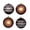 Bronze/Brown/Champagne, variant on 4-Count Champagne Mercury-Style Ball Shatterproof Christmas Ornaments, 6", by Holiday Time