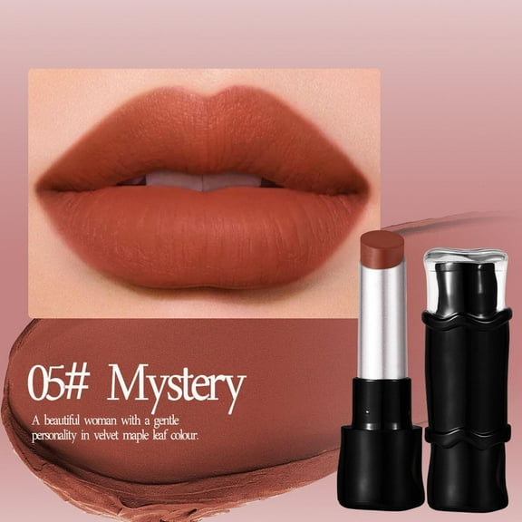 Matte Lipstick, Long Lasting Lipstick, Soft Focus Velvet Matte Lip Color with High Color Rendering and Comfortable Texture, Lightweight and Non-Drying formula for All Day Wear
