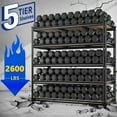 thumbnail image 2 of REIBII 48.2"W Garage Storage Shelves 2600LBS Heavy Duty Metal Shelving Adjustable Industrial Shelves, 2 of 7