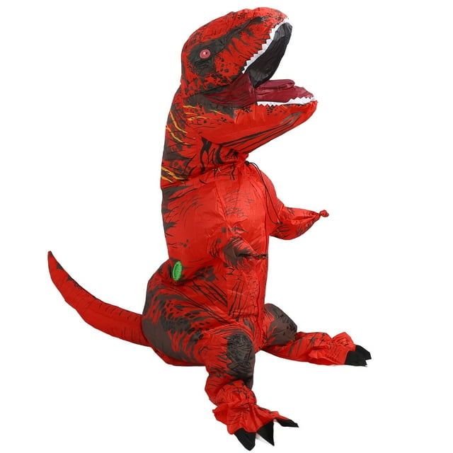 Inflatable Dinosaur Costume, 190T Waterproof Polyester Inflatable Dinosaur Blow Up Costume For , Christmas, Cosplay Party