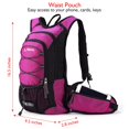 thumbnail image 3 of Mochila De Hidratación Mochila De Agua Para Senderismo - Bolsa De Agua Aislada Miracol Con Vejiga De 2 Litros Rosa, 3 of 5