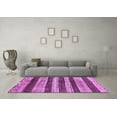 thumbnail image 3 of Ahgly Company Indoor Round Abstract Purple Modern Area Rugs, 7' Round, 3 of 4