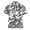 Grey, variant on Polo Shirts for Men Spring Summer Fashion Loose Lapel Zipper 3D Digital Camouflage Printing Short Sleeve Men'S Clothing