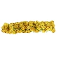 thumbnail image 2 of Flores de camelia de tela de 60 cs para coche de boda, ramillete de dama de honor, broche, corona, materiales de bricolaje Amarillo, 2 of 9