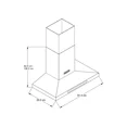 thumbnail image 2 of Campana Pared KitchenAid KVWB600DSS de 76 cm de Acero Inoxidable, 2 of 5