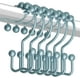 thumbnail image 1 of Titanker Ganchos para Cortina de Ducha, Anillos para Cortina de Ducha, Metal a Prueba de óxido, Ganchos de Ducha de Doble Deslizamiento, Anillos para Barras de Ducha de baño, Cortinas, Juego de 12 Gan, 1 of 4