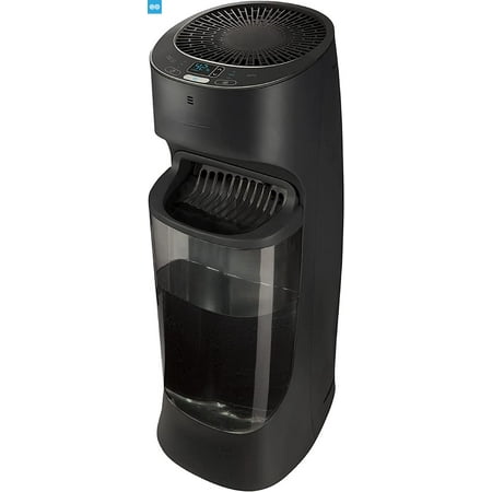 

Top Fill Tower Humidifier Digital Humidistat Black \u2013 Cool Humidifier for Bedroom or Office with Space Saving Tower Design