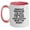White/Pink, variant on Funny Graphic Designer Gifts from Friends, Unique Two Tone Coffee Mugs for Graphic Designers at Christmas