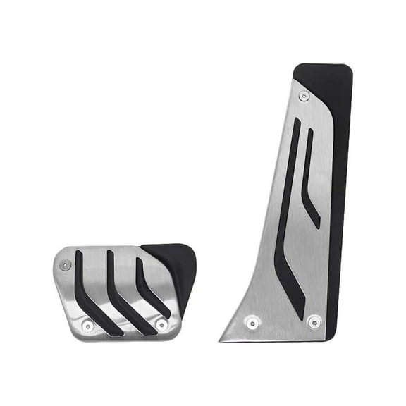 2Pcs Car Gas Brake Pedal Cover Pad Trim For BMW