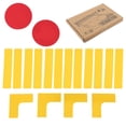 thumbnail image 2 of Juego de marcadores de cancha de Pickleball marcadores de límite de línea de cancha marcador de línea de límite de cancha deportiva Juego de marcadores de Pickleball para ANGGREK Otros, 2 of 8
