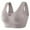 Gray, variant on Aofany Plus Size Bras for Women Full Cup Seamless Push Up Shaping Wire Free Everyday Bra Size 40C-46C
