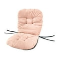 thumbnail image 2 of Cojín de silla de respaldo alto con soporte para la espalda, grueso, lavable, para mecedora Rosa, 2 of 8