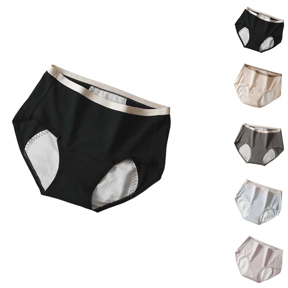 PNTUTB Seamless Underwear for Women Cotton Panties Tummy-Tucking Butt-Lifting Lightweight Breathable Comfortable Solid-Color High-Waisted Briefs