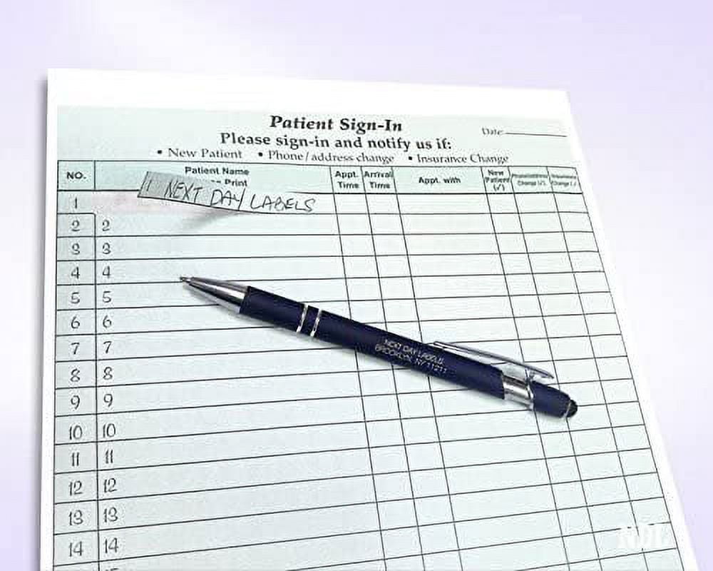 HIPAA Compliant Patient Sign-In Forms – 3-Part Confidential Log Sheets, Pack Of 50 Sets (1250 Visits) 1 thumbnail image