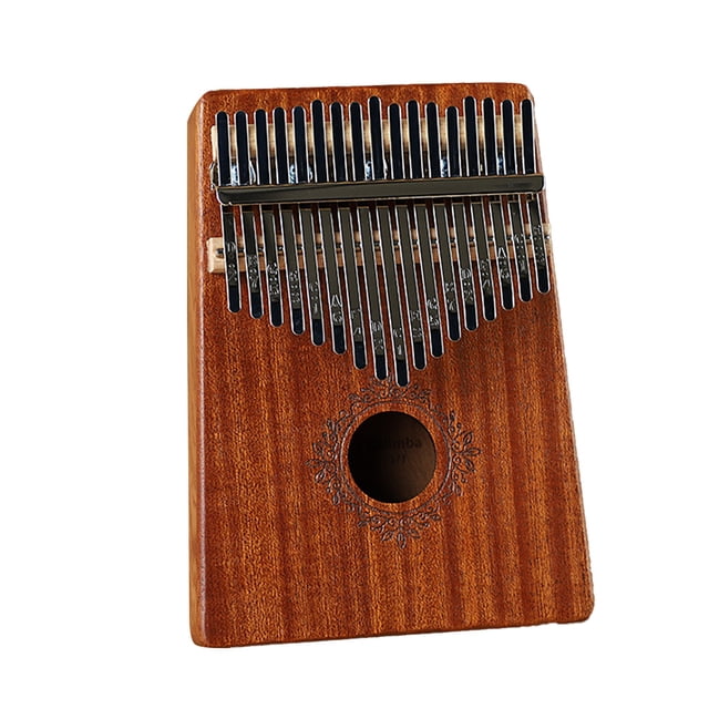 17 Key Kalimba Thumb Piano ; Tuning Hammer, Finger Covers, Key Stickers & More Included; Christmas Gift