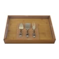 thumbnail image 2 of Three Star SX3120 13.25 x 9.5 in. Amber Stones Cheese Board With Utensil Set - 3 Piece, 2 of 2
