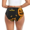 thumbnail image 3 of Womens Underwear Halloween Pumpkin Trick or Treat k Cuteness No Show Seamless Underwear for Women, Soft Stretch Women's Panties, Hipster Ladies Panties Bikini Underwear Briefs, 3 of 6