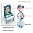 thumbnail image 4 of Guanhe 2Pcs Stretch Removable Washable Dining Room Chair Protector Slipcovers Christmas Decoration/Home Decor Dining Room Seat Cover, 4 of 7