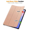 thumbnail image 2 of Allytechgroup Slim Case for Samsung Galaxy Tab S10 FE+ 13.1 Inch 2025 SM-X620 X626B, Trifold Stand Flip Cover Protective Drop Proof Stylish Tablet Case for Galaxy Tab S10 FE+ Plus 5G, Rosegold, 2 of 8