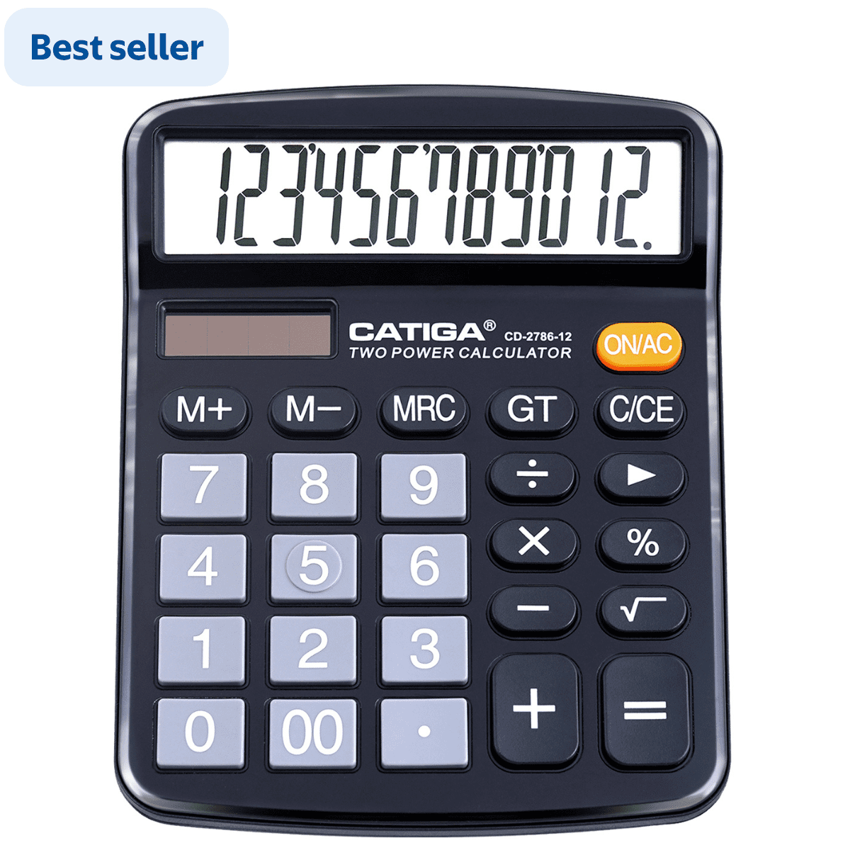 Tovo 12-Digit Desktop Calculator with Large LCD Display photo 1
