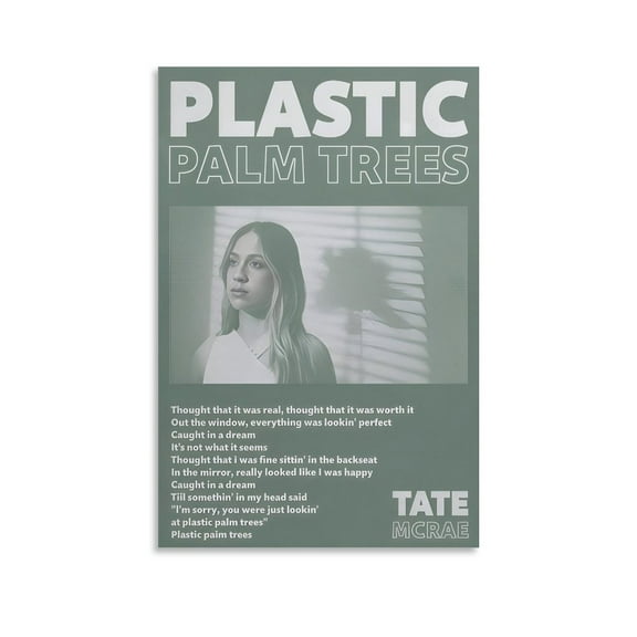 Tate-McRae Poster (9) Canvas Poster Wall Art Picture Prints Hanging Photo Gift Decor Home Posters Artworks 16x24inch(40x60cm)