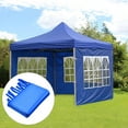 thumbnail image 1 of Becaristey Spacious 3x2M Party Tent with Mesh Side Wall and Easy to Set Up Blue 3x2 m 1Set, 1 of 6