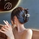 thumbnail image 2 of Juego de 3 pinzas para el cabello flexibles de metal dorado antideslizantes para mujeres y niñas, 2 of 5