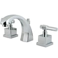 thumbnail image 1 of Kingston Brass KS4981QL Metropolitan Robinet de Lavabo à Large Diffusion de 8 Pouces, Chrome Poli, 1 of 1