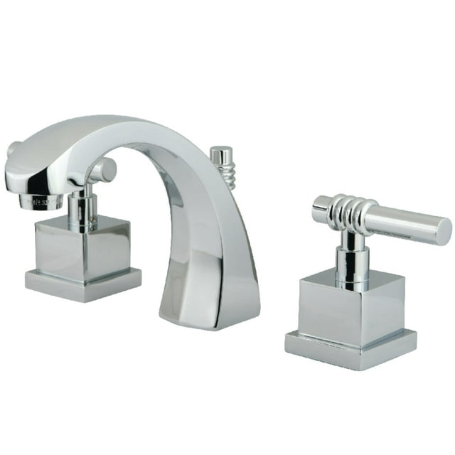 Kingston Brass KS4981QL Metropolitan Robinet de Lavabo à Large Diffusion de 8 Pouces, Chrome Poli