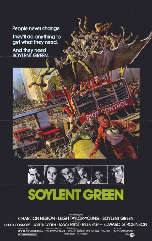 Locker Magnet. Soylent Green Movie Poster 2" X 3" Fridge 