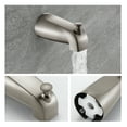 thumbnail image 2 of Brushed 6 Inch Shower Faucet with Tub Spout Combo - Bathroom Shower Faucet Set with Pressure Balance Valve, Anti-Clogging Nozzles & Durable Brass Body, 2 of 8