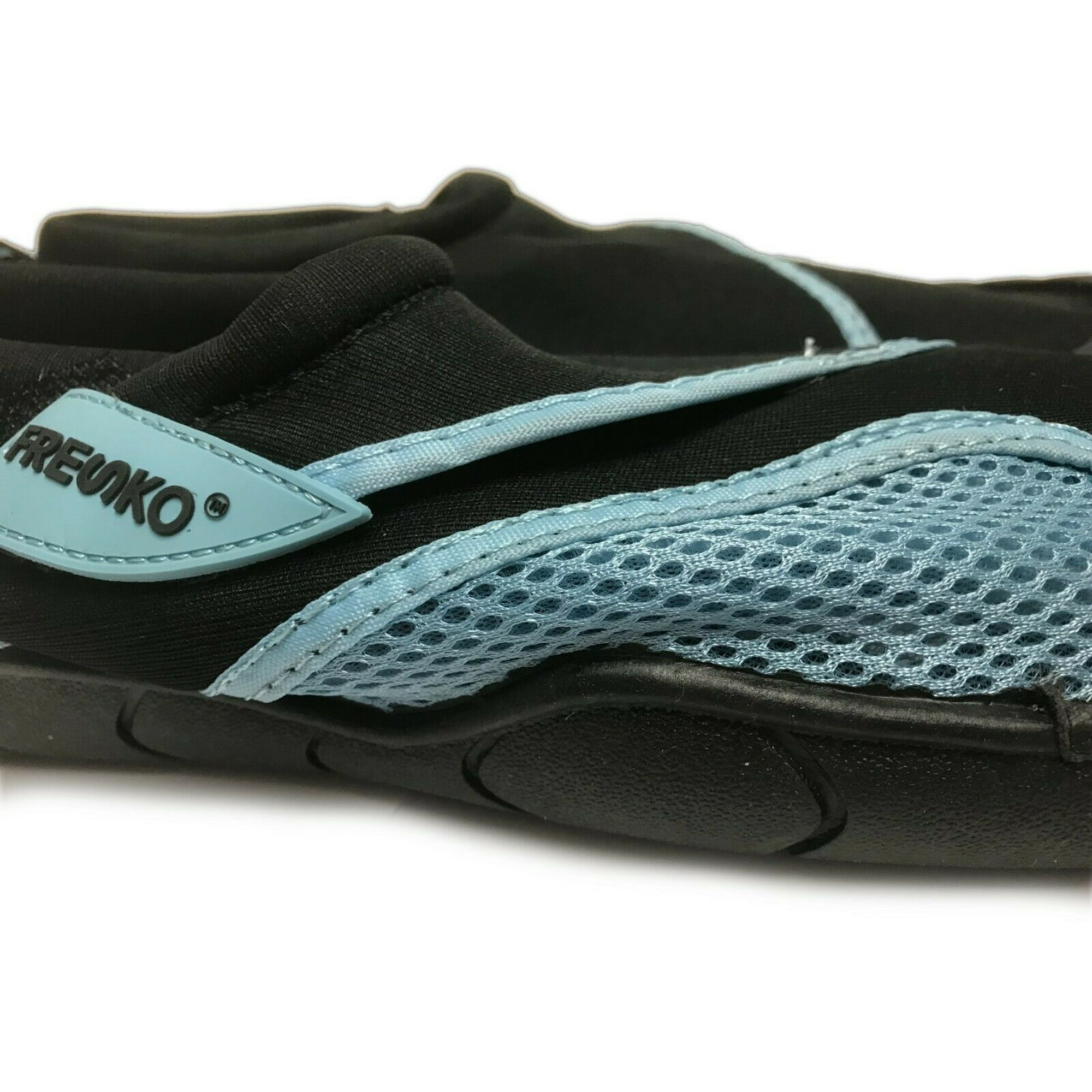 Fresko Women s Slip On Water Shoes With Toes L2109 Blue 5 Medium Us Blue
