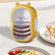 thumbnail image 1 of Contenedor de alimentos de acero inoxidable con forma de , estuche de almacenamiento liviano y adorable para guardar frutas, para viajes, cocinas, 1 of 8