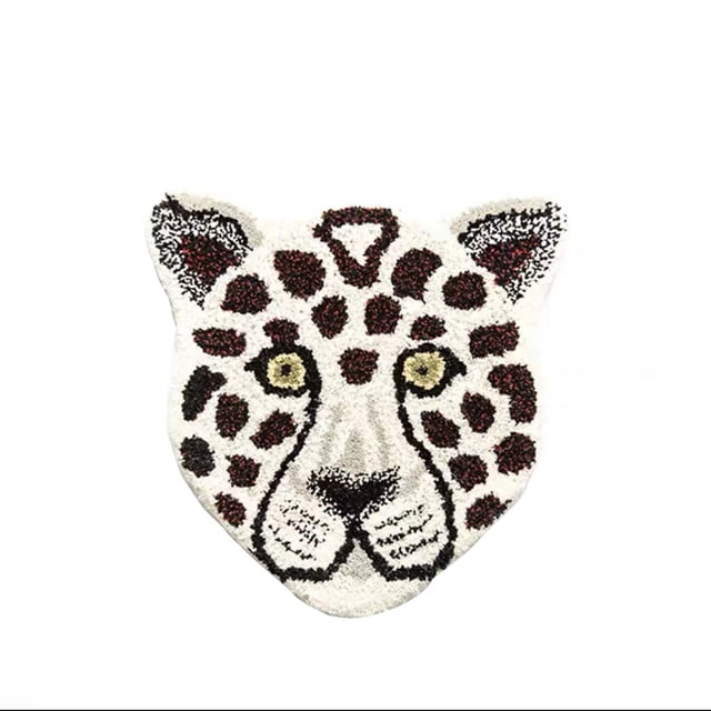 TIELUTT Cartoon Animal Head Shape Carpet Thick Area Rug Foot Mat for Home Decoration Fall Outdoor Throw Small Area Rugs Rugs 5x7 Day Deal Cold Throw Blanket Fuzzy Blankets for Women