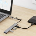 thumbnail image 5 of 7 Port USB Type C Hub for Laptops and Tablets with High Speed and Wide Compatibility, 5 of 5