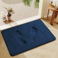 thumbnail image 5 of Btomtd 24"x16" Sponge Absorbent Doormat for Toilet, Non Slip Kitchen Floor Mat, Versatile Carpet for Entrance and Bedroom, Household Practical Area Rug, Navy, 5 of 5