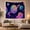 Neon Comets, variant on Glowing Solar System with Orbiting Planets and Nebula, Dreamy Celestial for Astronomy Fans, Imaginative Space Scene Art, Birthday Gift Tapestry Wall Hanging for Bedroom and Living Room