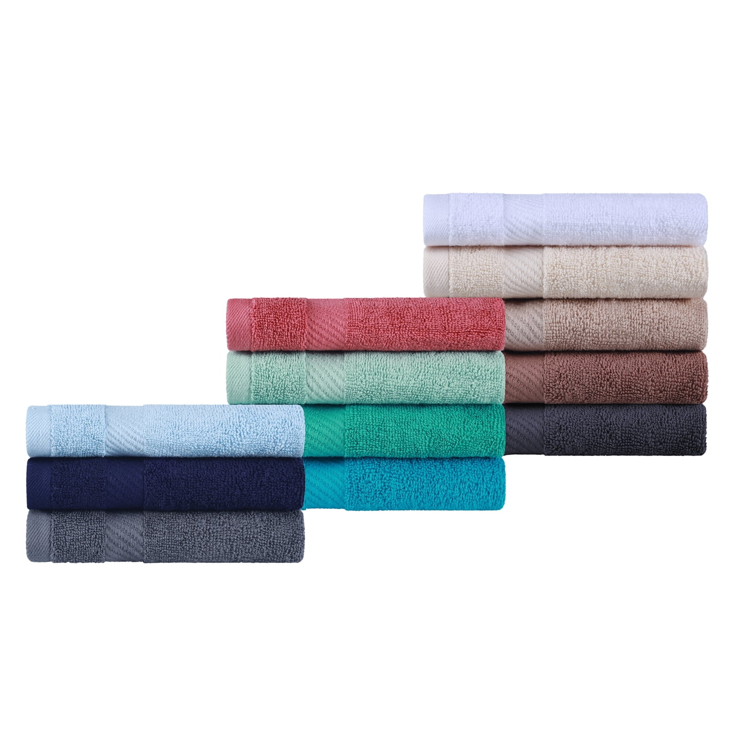 Premium Cotton 800 Gsm Heavyweight Plush Luxury 4 Piece Bathroom Towel Set,  Tea Rose Pink - Blue Nile Mills : Target