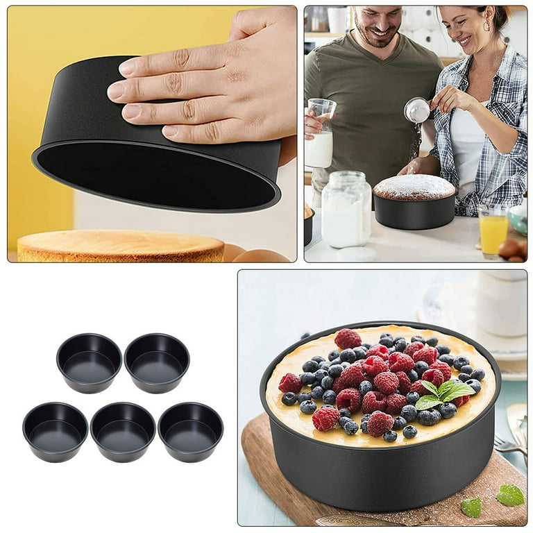 Pcs Chiffon Cake Mold Non Stick Baking Pan Round Pans Small