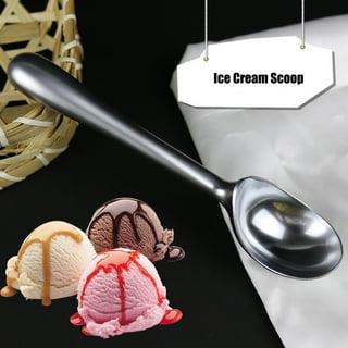 lulshou Ice Cream Scoop - Heavy Duty Ice Cream with Comfortable Non-Slip  Handle, Easy Release Metal Ice Cream Scoop Kitchen Tool for Dough, Gelat