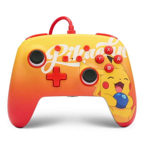 PowerA Enhanced Wired Controller for Nintendo Switch - Oran Berry Pikachu