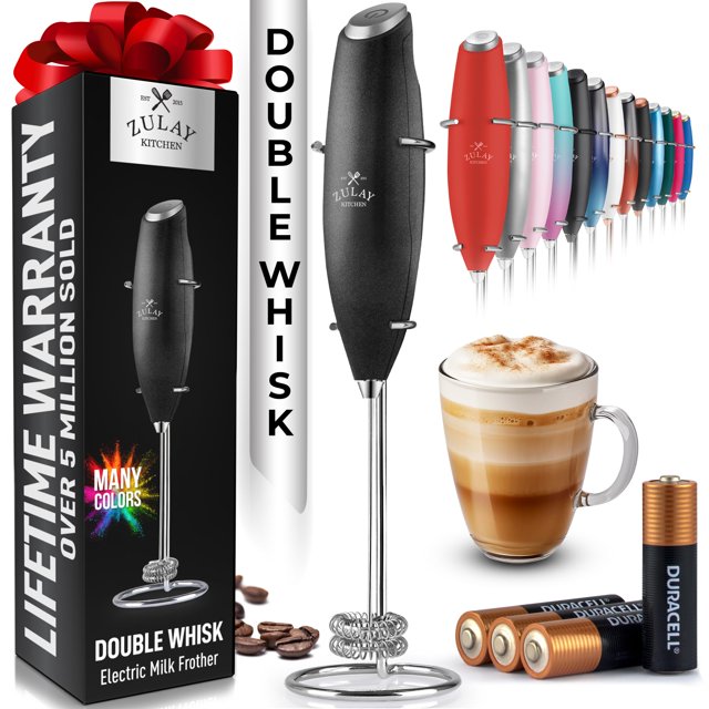 Espumador de Leche Zulay Kitchen con 4 Pilas Duracell