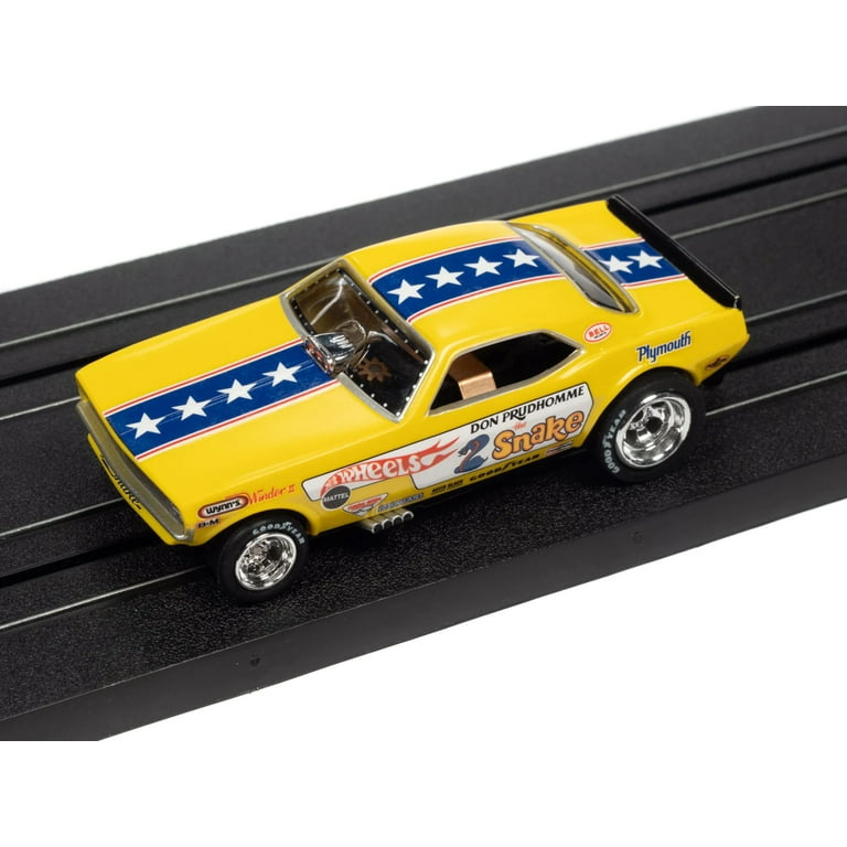 Auto World HO Slot Cars, 2-Pack, 1970 Plymouth Cuda Mongoose, 1970