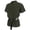 Green, variant on Gothic Tunic Shirt with Bandage Sleeves, Medieval Historical Costume Top for Men