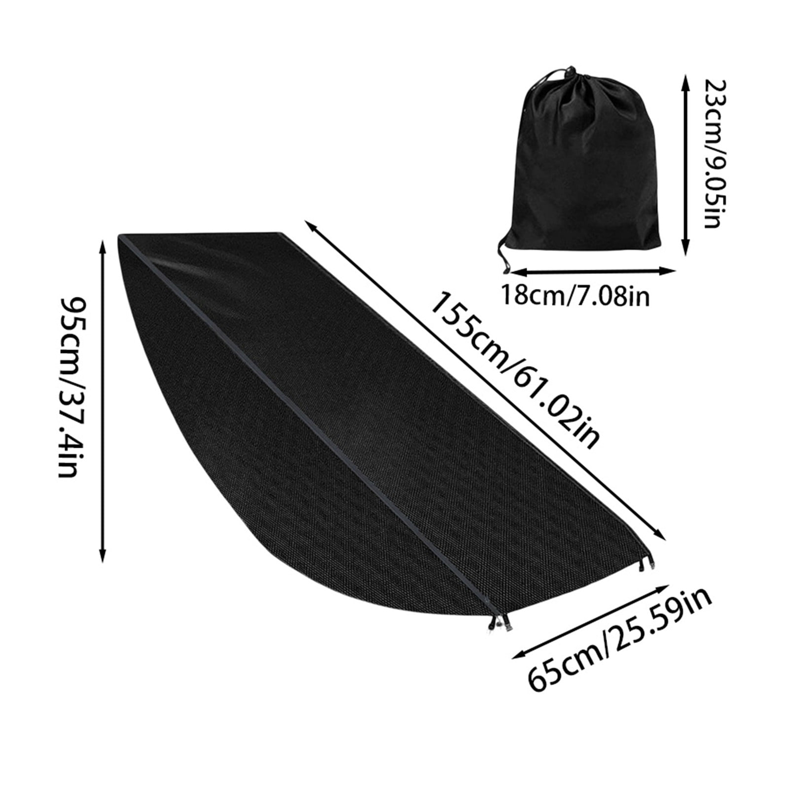 Heavy Duty 600D Waterproof Patio Chaise Lounge Cover - UV Resistant Outdoor Lounge Chair Cover for Pool, Garden & Patio Furniture Protection